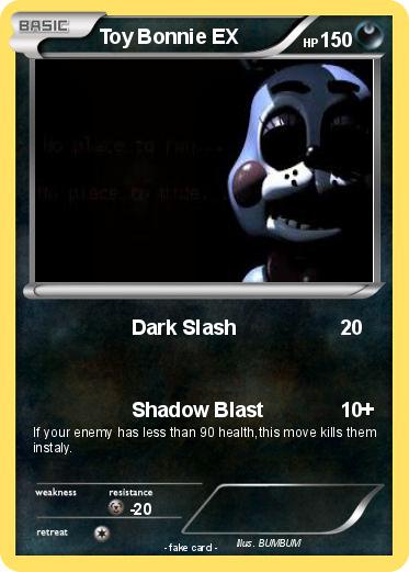 Pokemon Toy Bonnie EX