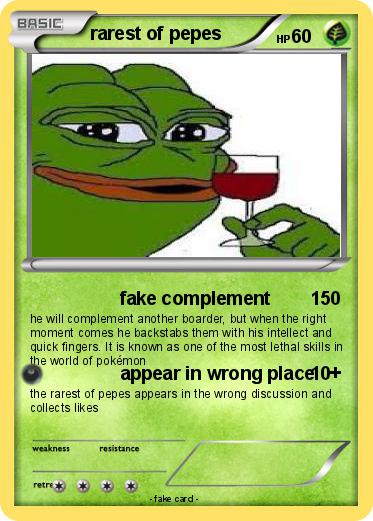 Pokemon rarest of pepes