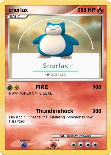 Pokemon snorlax