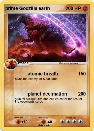 Pokemon prime Godzilla earth