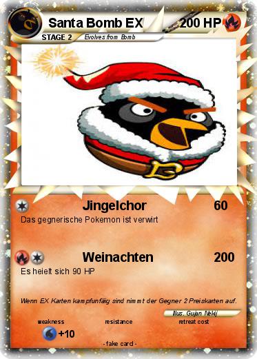 Pokemon Santa Bomb EX