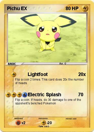 Pokemon Pichu EX