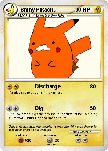 Pokemon Shiny Pikachu