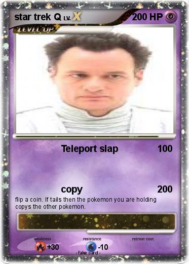 Pokemon star trek Q