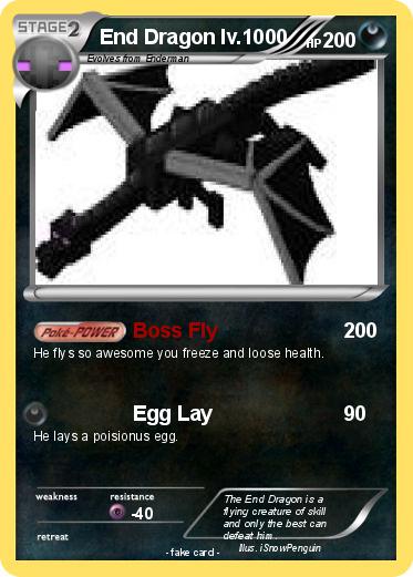 Pokemon End Dragon lv.1000