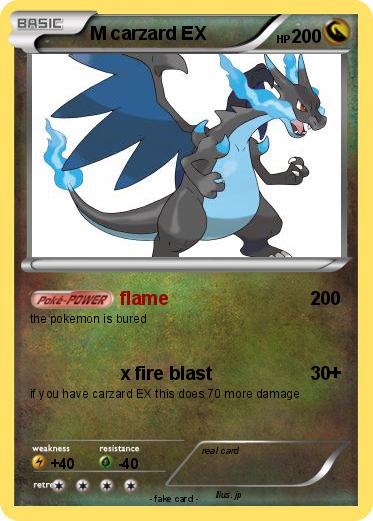 Pokemon M carzard EX