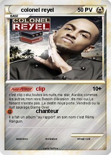Pokemon colonel reyel
