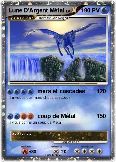 Pokemon Lune D'Argent Métal