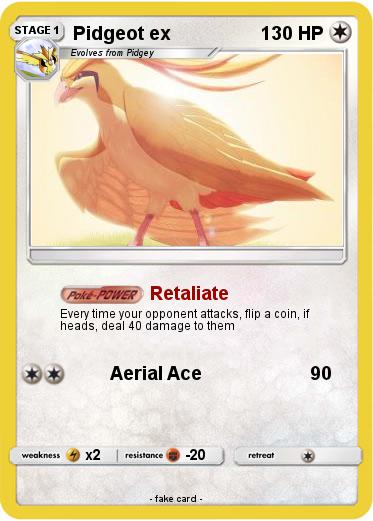 Pokemon Pidgeot ex