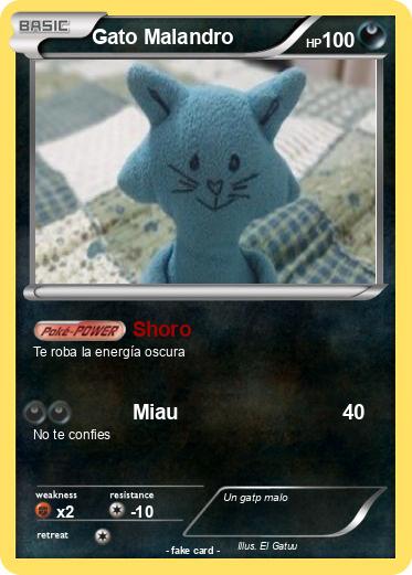 Pokemon Gato Malandro