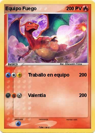 Pokemon Equipo Fuego