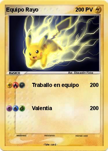 Pokemon Equipo Rayo