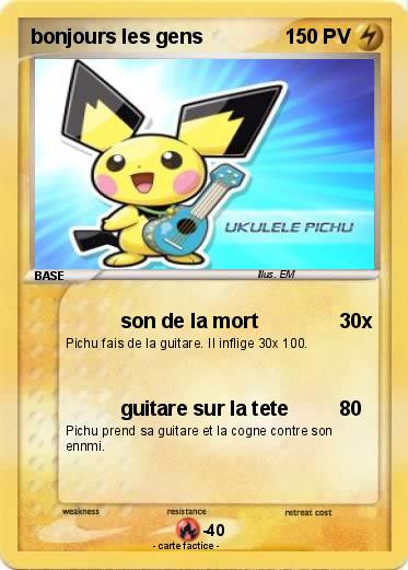 Pokemon bonjours les gens