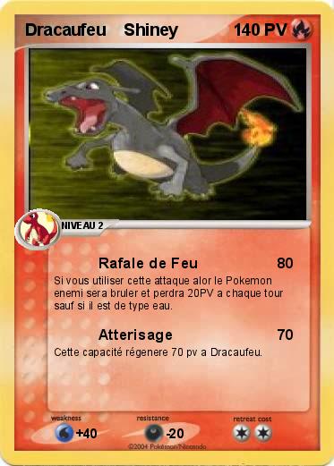 Pokemon Dracaufeu    Shiney