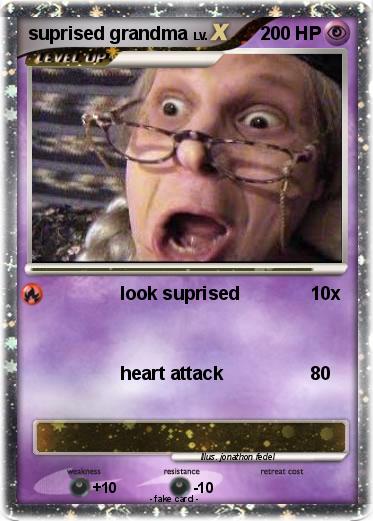 Pokemon suprised grandma