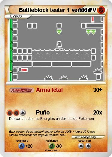 Pokemon Battleblock teater 1 version