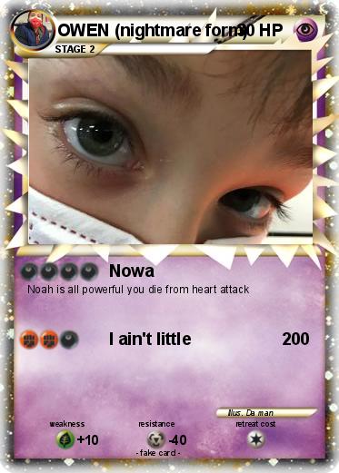 Pokemon OWEN (nightmare form)
