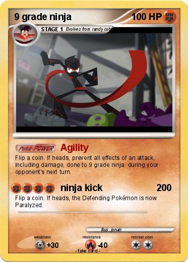 Pokemon 9 grade ninja