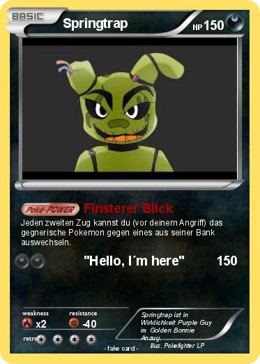 Pokemon Springtrap