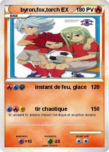 Pokemon byron,fox,torch EX