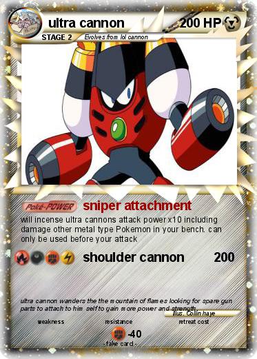 Pokemon ultra cannon