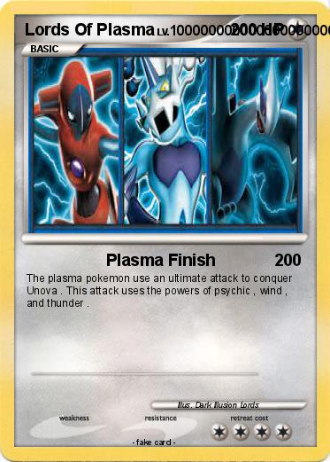 Pokemon Lords Of Plasma