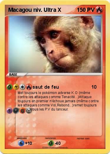 Pokemon Macagou niv. Ultra X