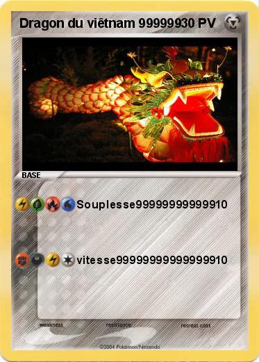 Pokemon Dragon du viêtnam 999999