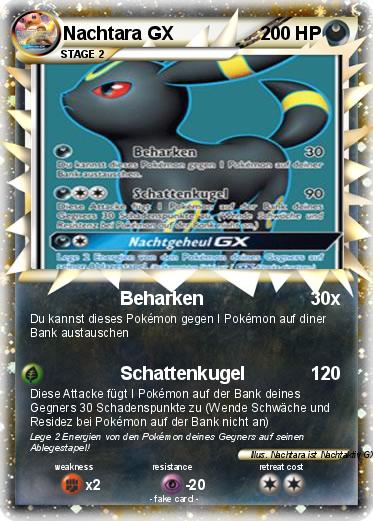 Pokemon Nachtara GX