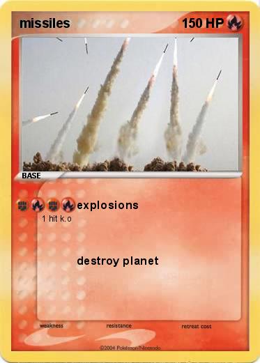 Pokemon missiles