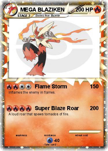 Pokemon MEGA BLAZIKEN
