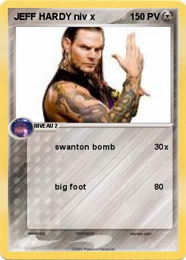 Pokemon JEFF HARDY niv x