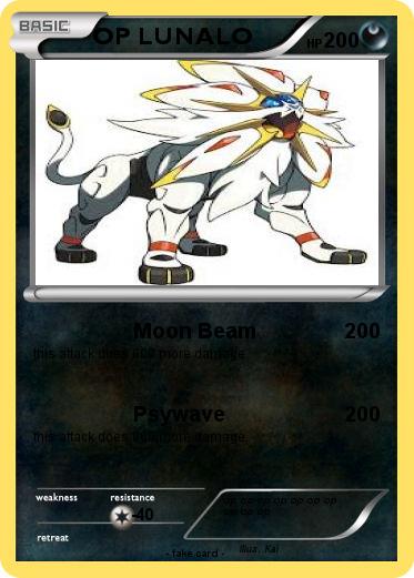 Pokemon OP LUNALO