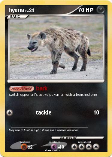 Pokemon hyena