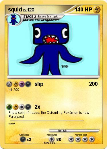 Pokemon squid
