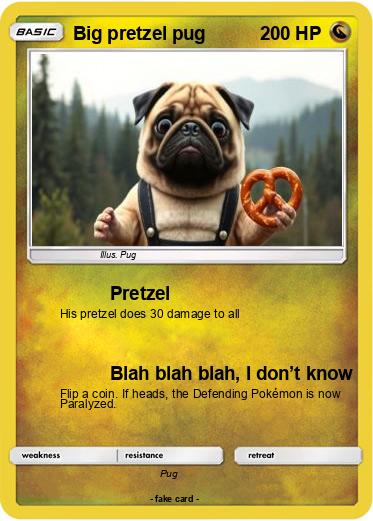 Pokemon Big pretzel pug