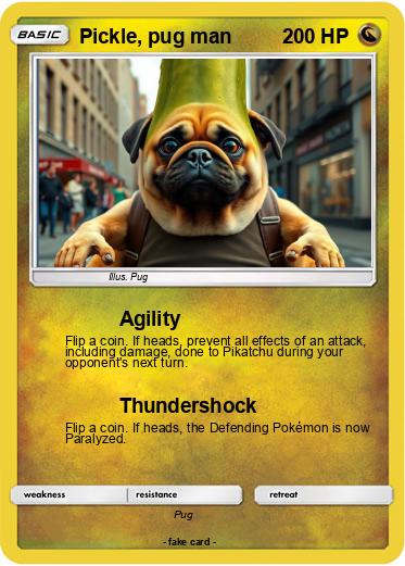 Pokemon Pickle, pug man