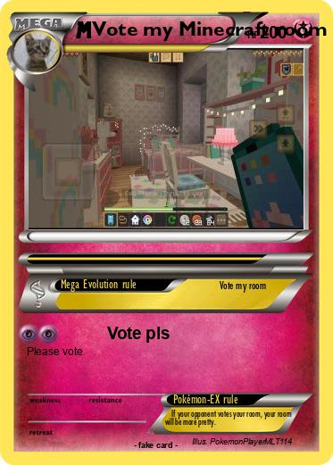 Pokemon Vote my Minecraft room pls