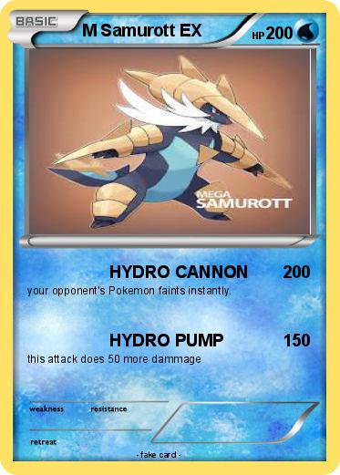 Pokemon M Samurott EX