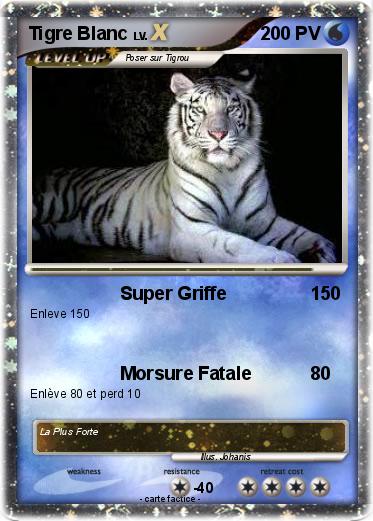 Pokemon Tigre Blanc