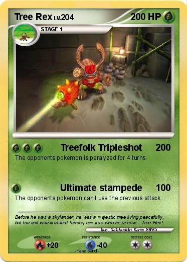 Pokemon Tree Rex