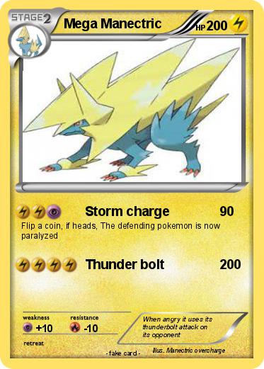 Pokemon Mega Manectric