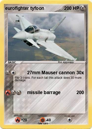 Pokemon eurofighter tyfoon