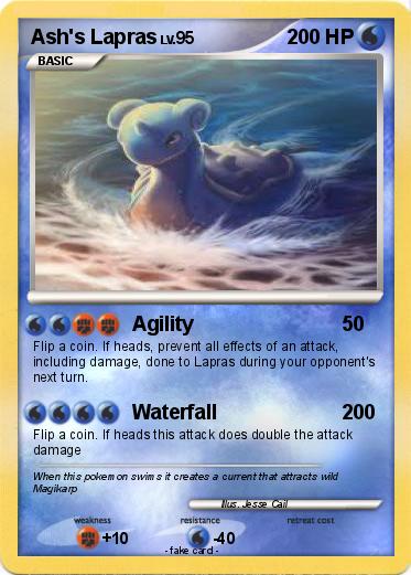 Pokemon Ash's Lapras