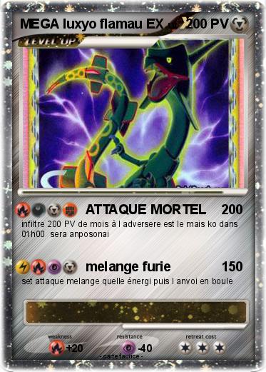Pokemon MEGA luxyo flamau EX