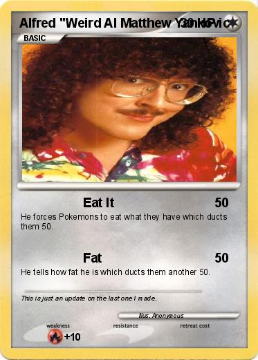 Pokemon Alfred "Weird Al Matthew Yankovic