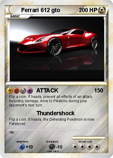 Pokemon Ferrari 612 gto