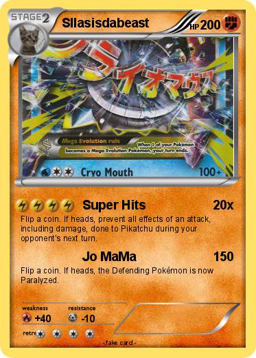 Pokemon SIlasisdabeast