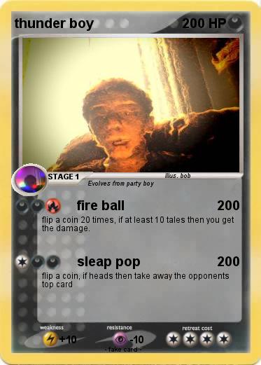 Pokemon thunder boy
