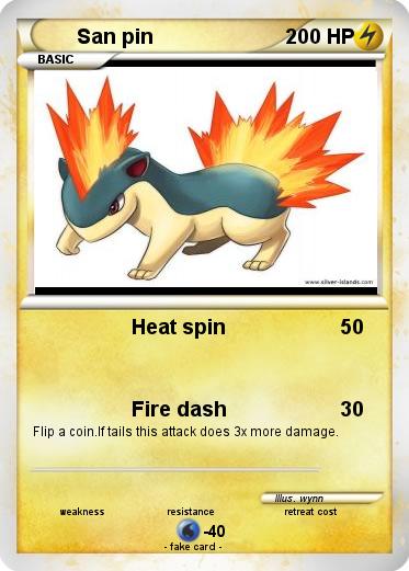 Pokemon San pin